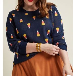 Modcloth Candy corn sweater